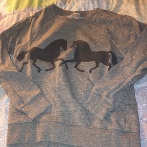 JCrew horse sweater